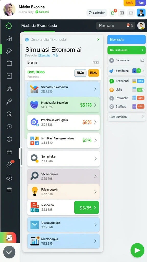 Screenshot memperlihatkan karakter yang dapat dikustomisasi.