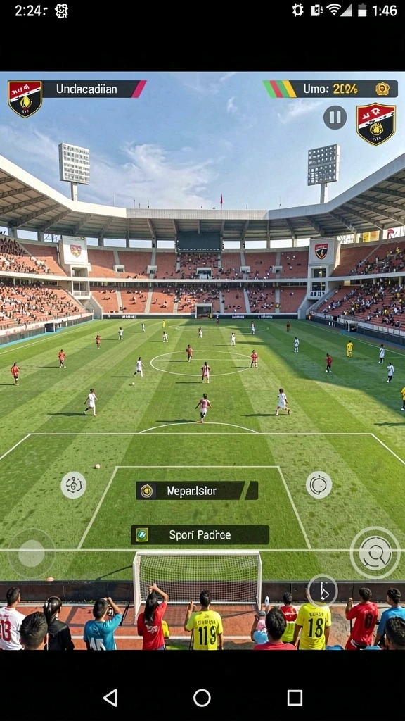 Screenshot menunjukkan salah satu mode permainan yang menantang.