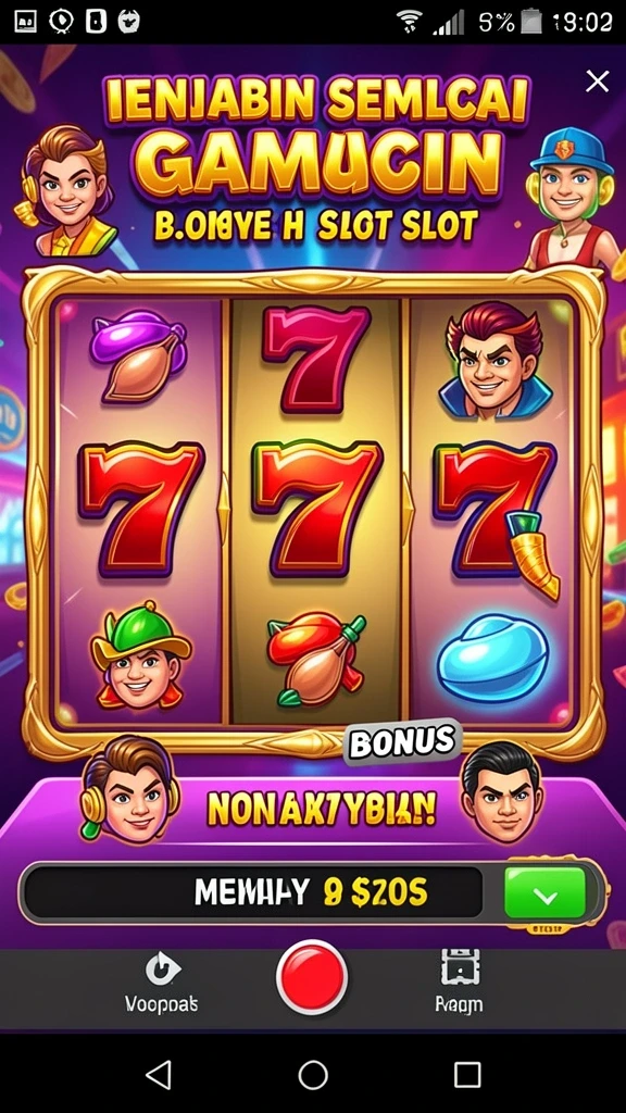 Screenshot menunjukkan karakter utama dalam petualangan.