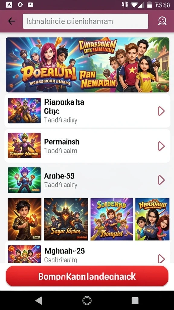 Screenshot menampilkan lingkungan menakjubkan dalam game.