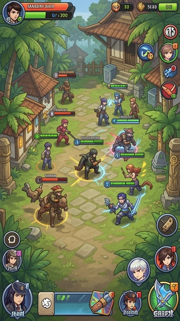 Screenshot ini menampilkan tampilan antarmuka permainan yang menarik.
