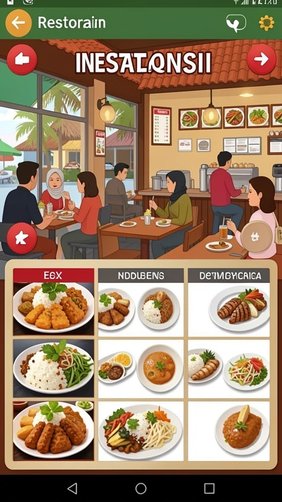 Tampilan antarmuka aplikasi yang menarik dan mudah dipahami.