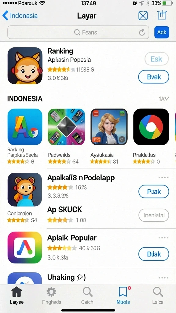 Tampilan antarmuka yang menarik dan mudah dinavigasi.