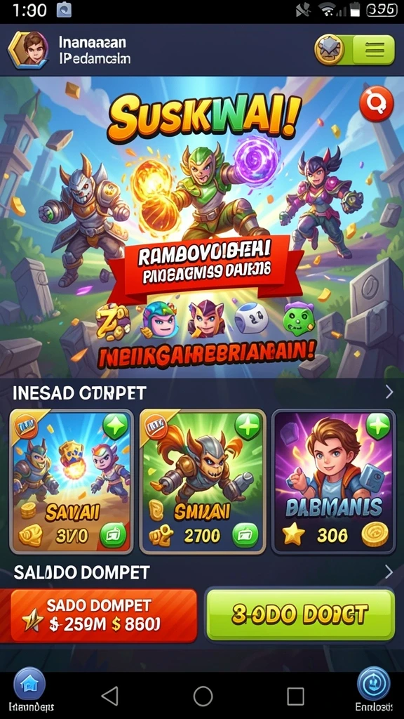 Tampilan grafis game BIWIN yang memukau.