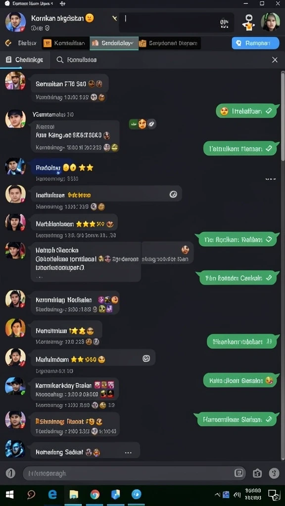 Tampilan awal yang menarik dan penuh warna.