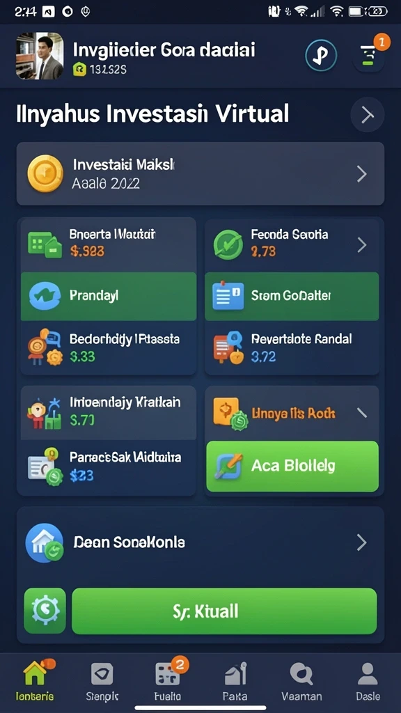 Tampilan awal yang menarik dan intuitif.