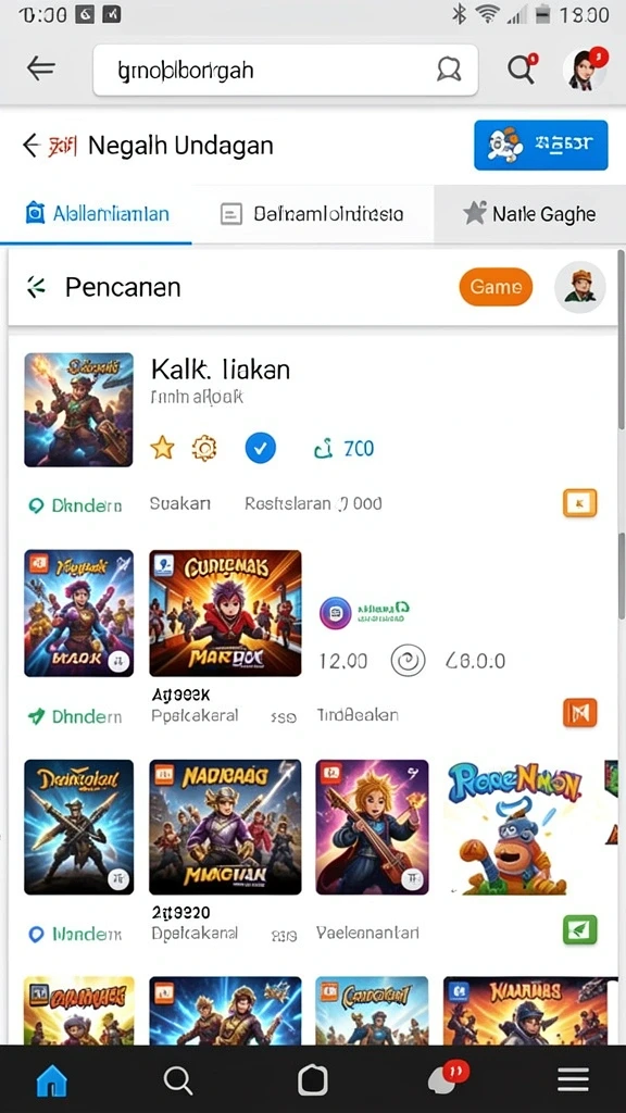Tampilan antarmuka yang menarik dan user-friendly.