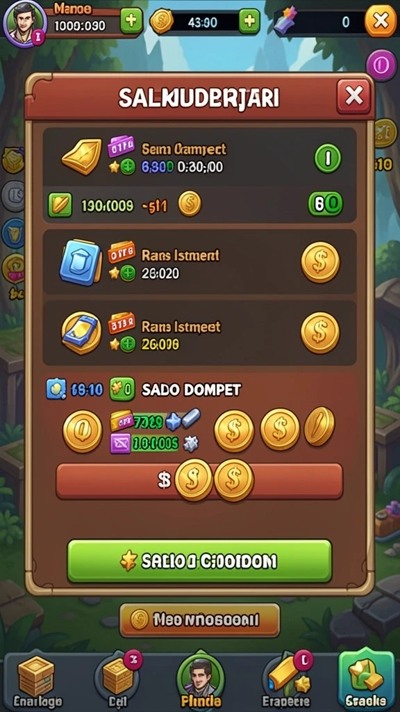 Khasiat karakter yang berbeda saat bermain dalam game.