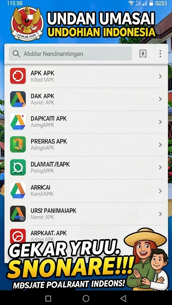Tampilan utama F7F7 yang menarik dan interaktif.