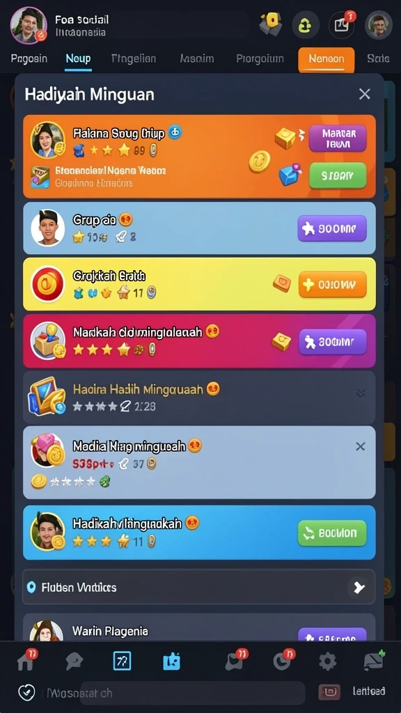 Bersaing dengan teman dalam mode multiplayer yang seru.