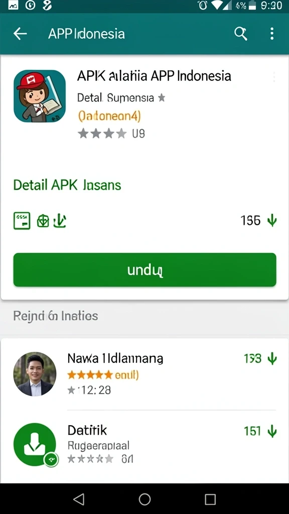 Screenshot kedua menampilkan berbagai pilihan permainan yang tersedia.
