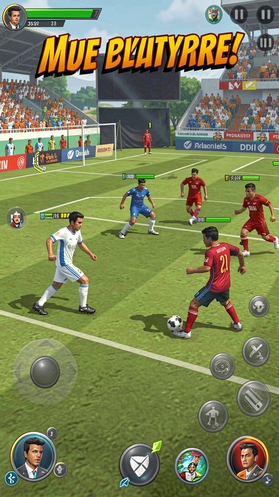 Fitur mode permainan dengan grafik yang memukau dan gameplay yang seru.