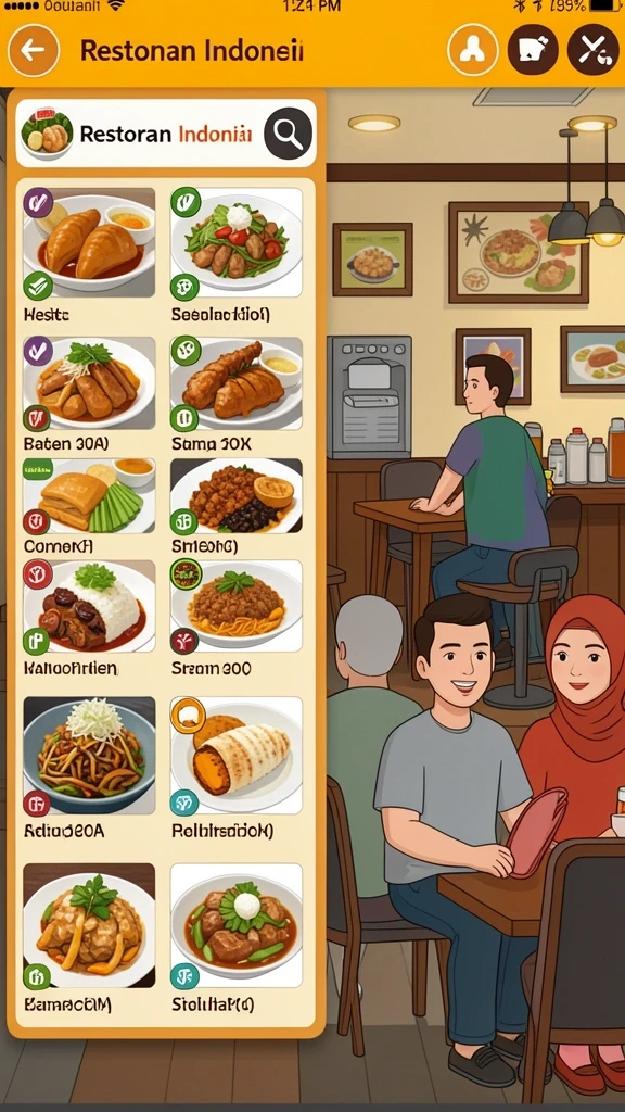 Tampilan antarmuka yang sederhana dan intuitif.