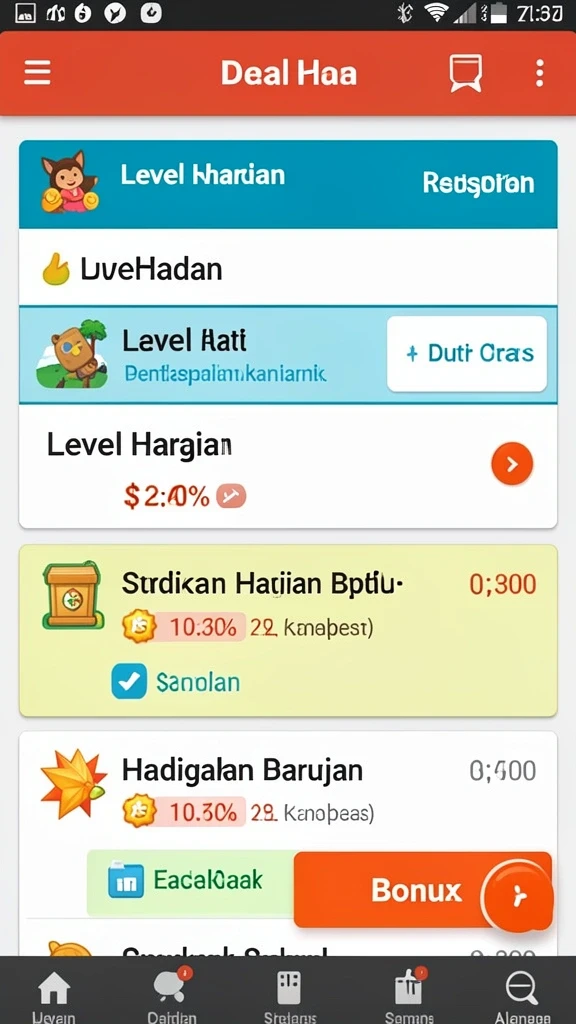 Karakter unik yang bisa dipilih.