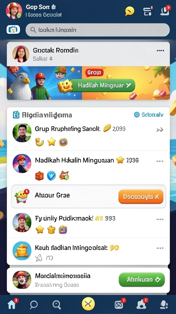Mode multiplayer yang memungkinkan persaingan seru.