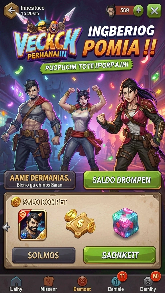 Tangkapan layar karakter baru yang dapat dimainkan.