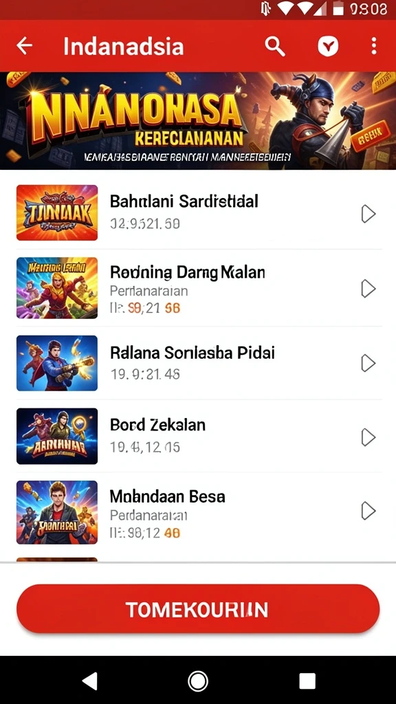 Tampilan antarmuka yang menarik dan user-friendly.
