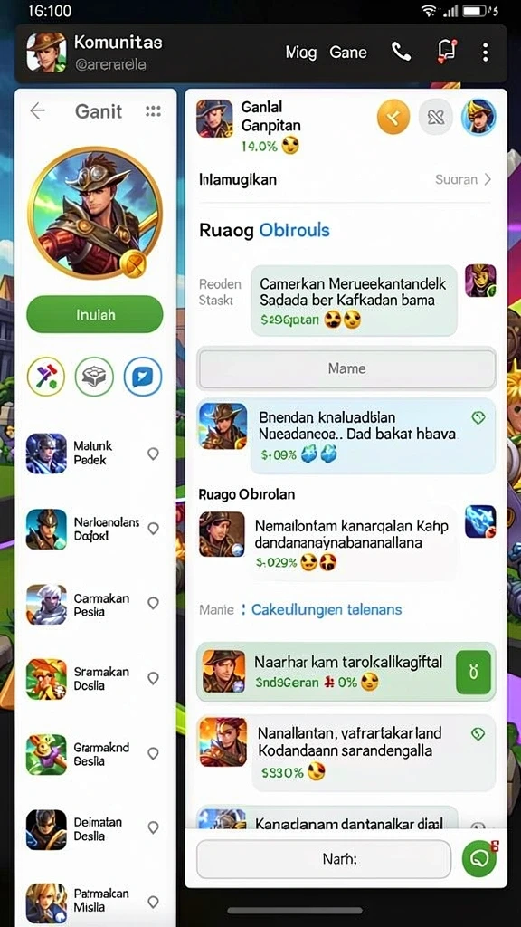 Komunitas aktif yang membuat bermain semakin seru.