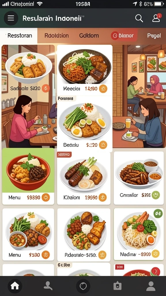 Tampilan antarmuka yang mudah dipahami.
