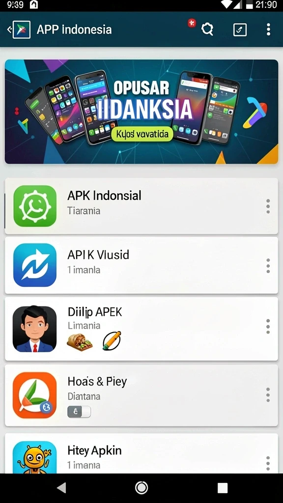 Tampilan antarmuka yang intuitif dan menarik.