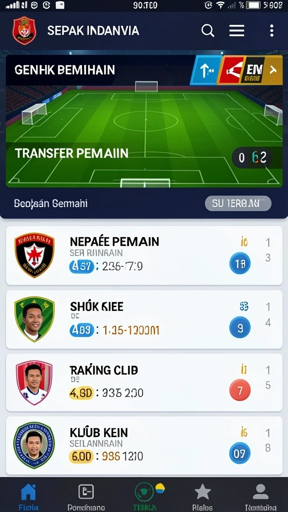 Tampilan awal yang menarik dan mudah dipahami.