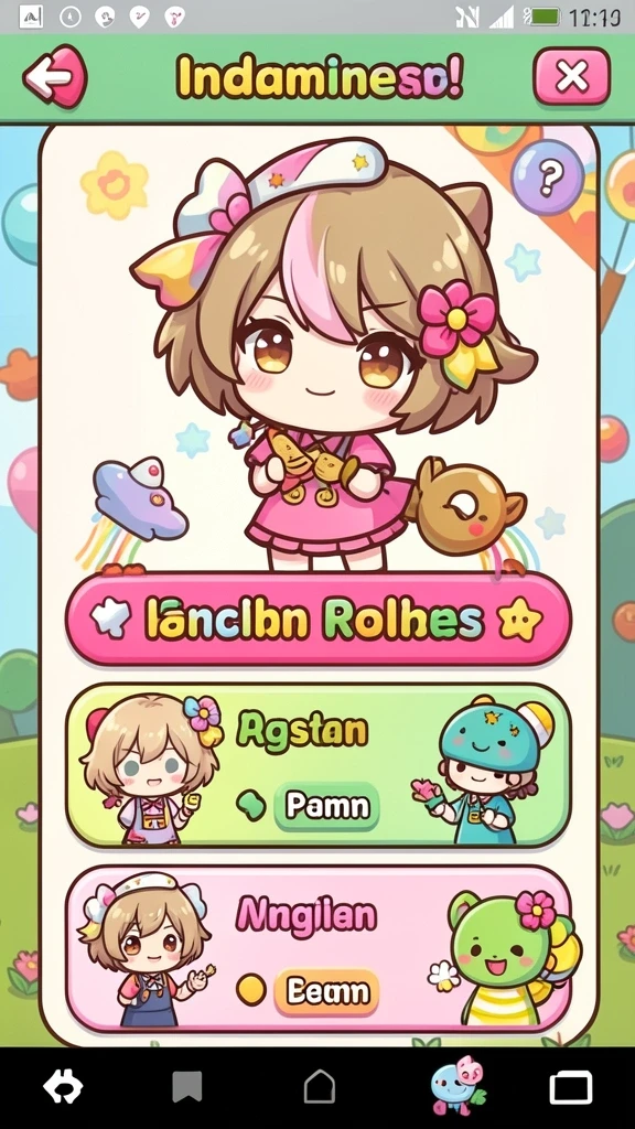 Gameplay seru dengan berbagai karakter unik.