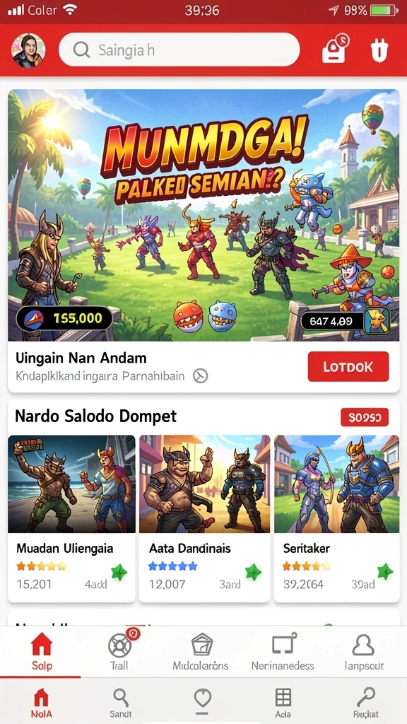 Mode permainan yang variatif dan seru.