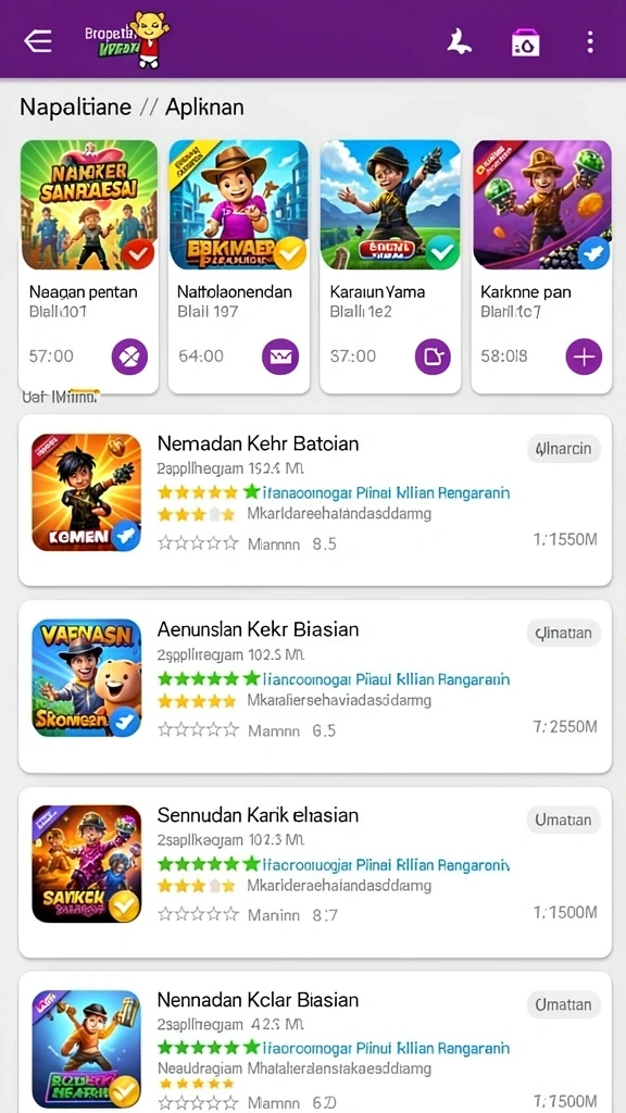 Pengguna dapat menjelajahi berbagai level yang seru.