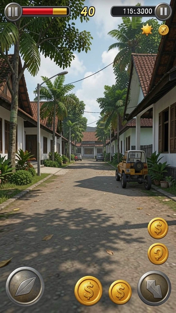 Salah satu level yang menantang dan menarik.