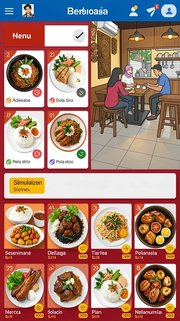 Tampilan halaman dukungan pelanggan yang responsif.
