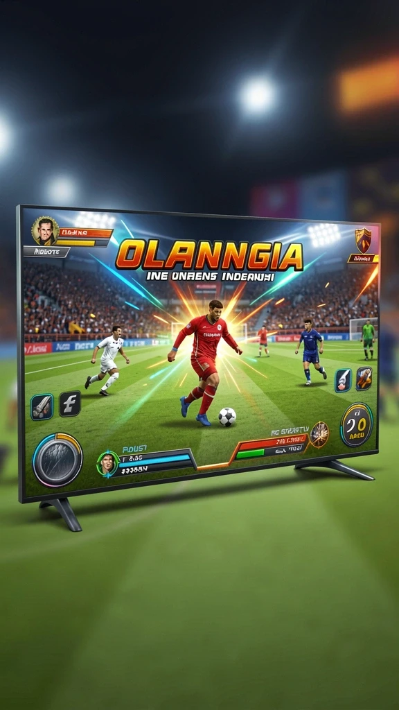 Desain level yang penuh warna dan detail.