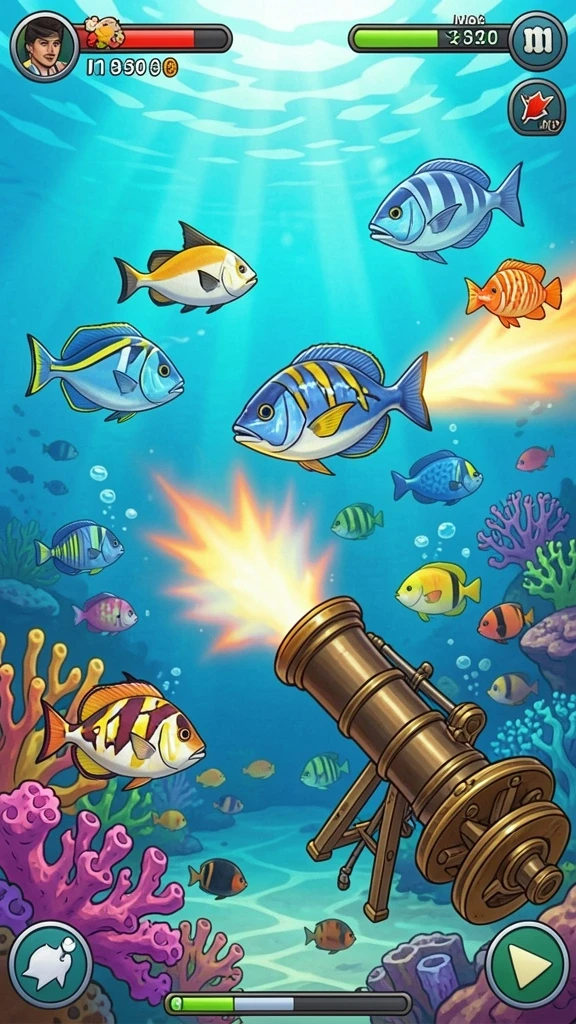 Tampilan menu utama yang menarik dan user-friendly.