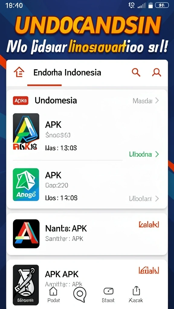 Tampilan awal yang menarik dan penuh warna.