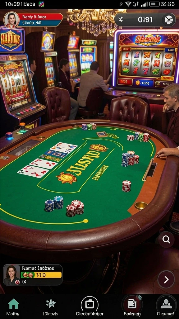 Banyak pilihan permainan, dari slot hingga kartu.