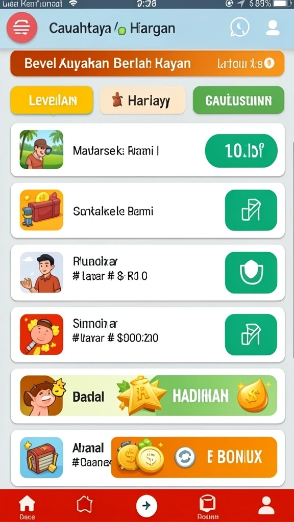 Layar awal permainan WP888 yang menarik dan responsif.