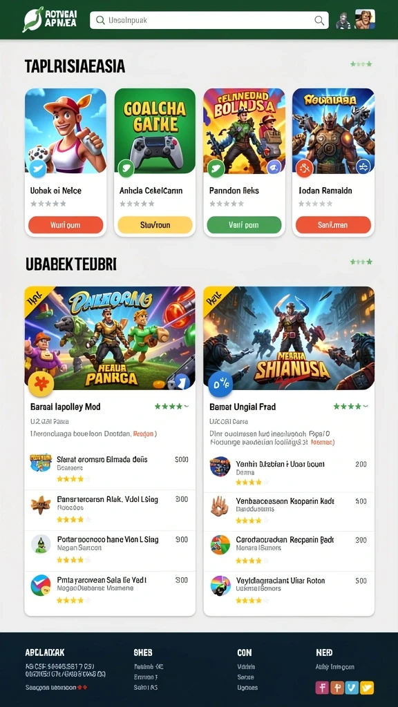 Tampilan level pertama yang penuh warna.